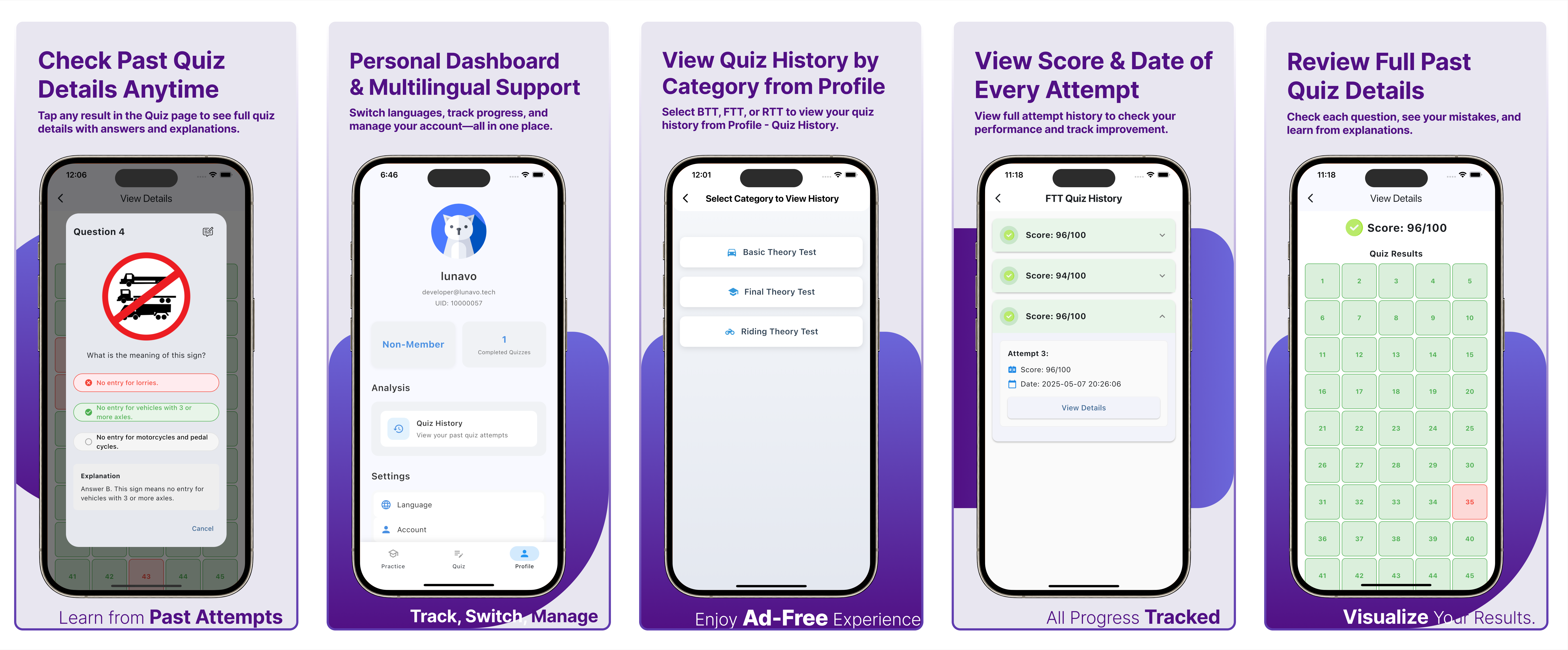 Driving Handbook App Preview